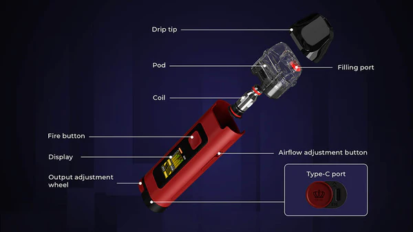 Uwell Crown D Pod Mod 35w王冠 聯名款