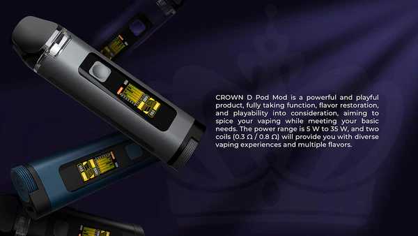 Uwell Crown D Pod Mod 35w王冠 聯名款