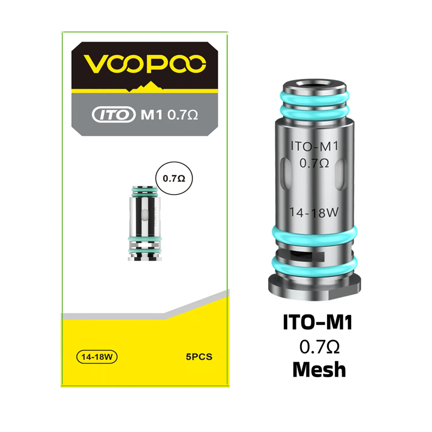 VooPoo Argus 阿格斯空煙彈 | 0.4Ω 0.7Ω | 2ml/3ml