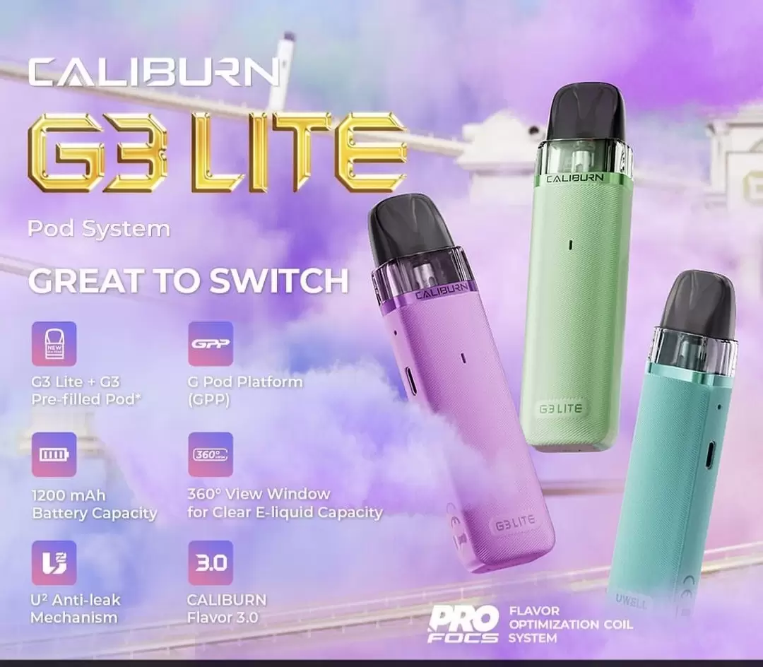 Uwell Caliburn G3 Lite 咖哩棒