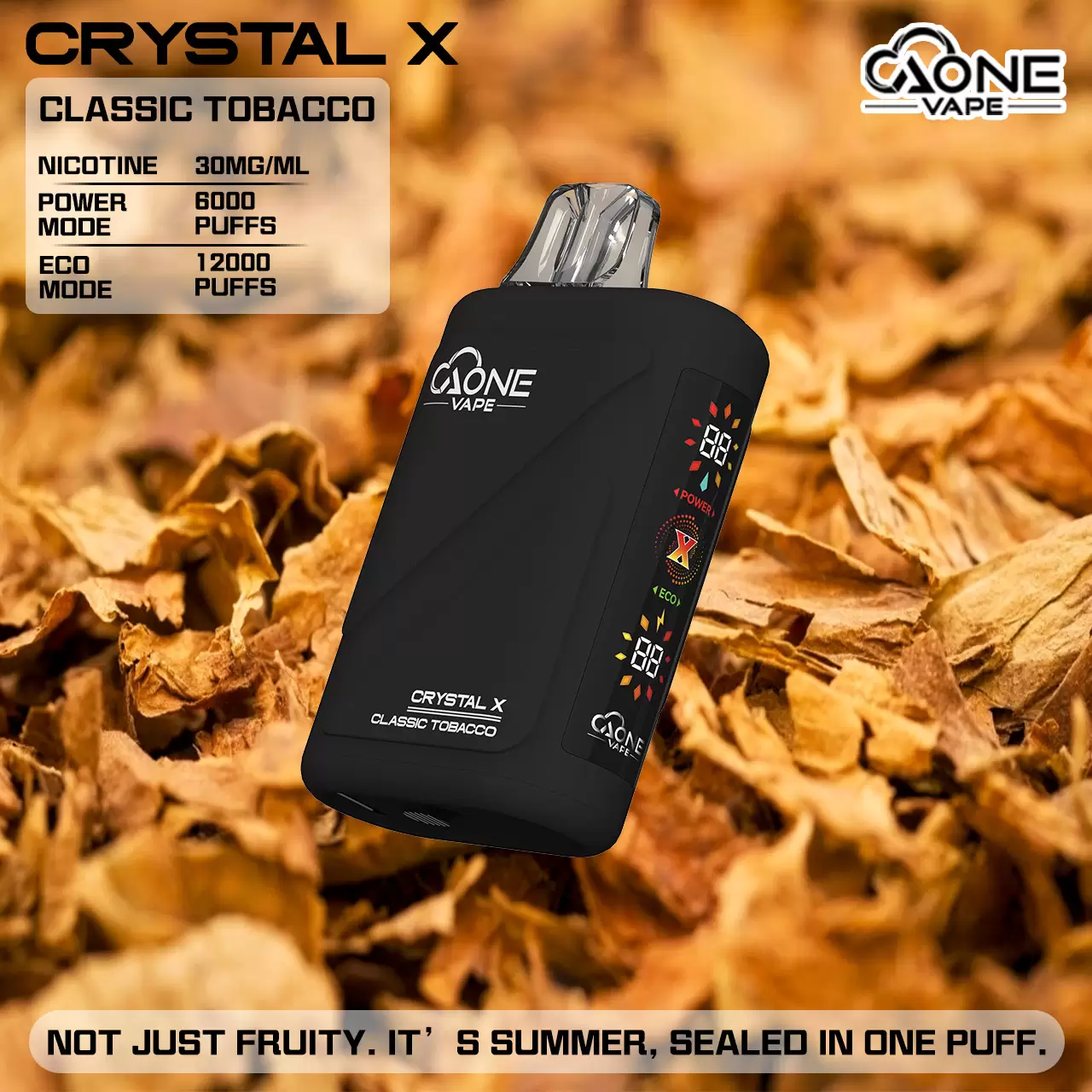AONE Crystal X 水晶 2 代｜16000 口大容量一次性電子煙