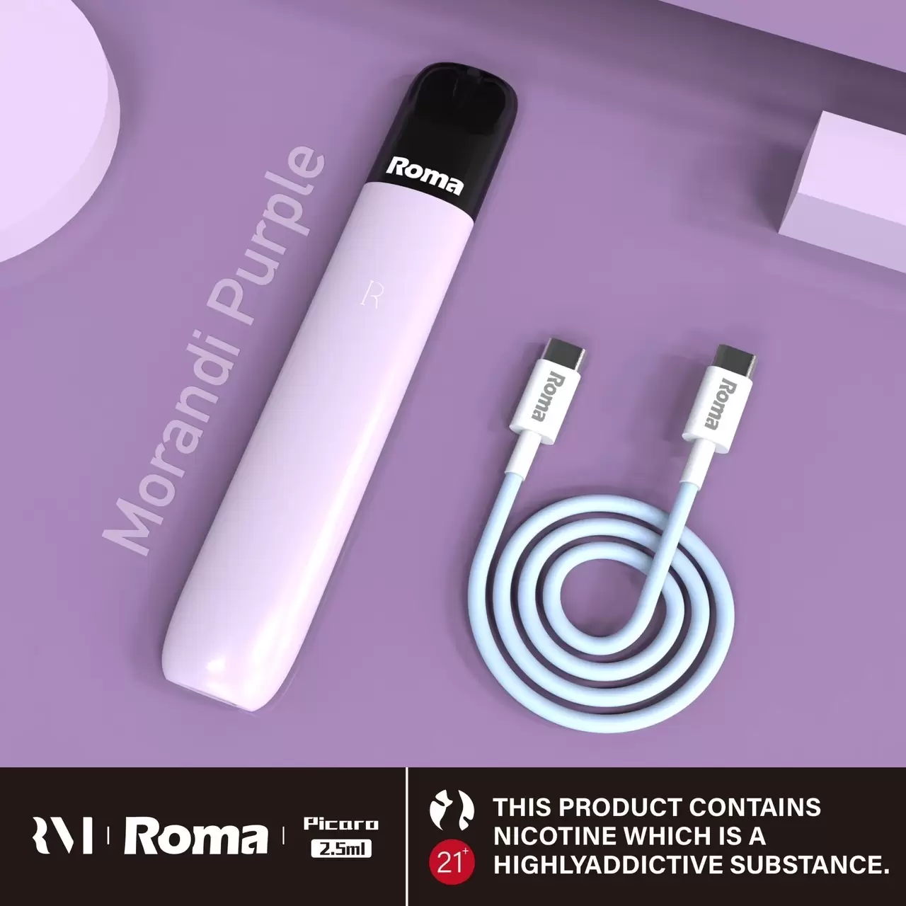 羅馬Roma Picaro 5代主機 煙彈 2.5ML 通用 RELX 5代煙彈