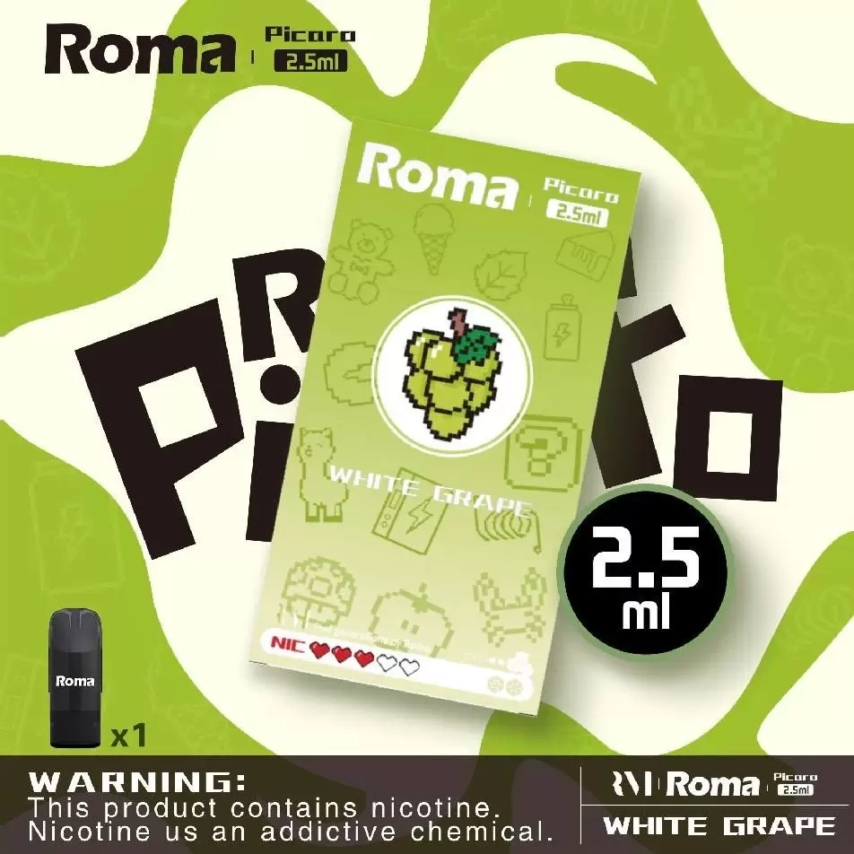 羅馬Roma Picaro 5代主機 煙彈 2.5ML 通用 RELX 5代煙彈