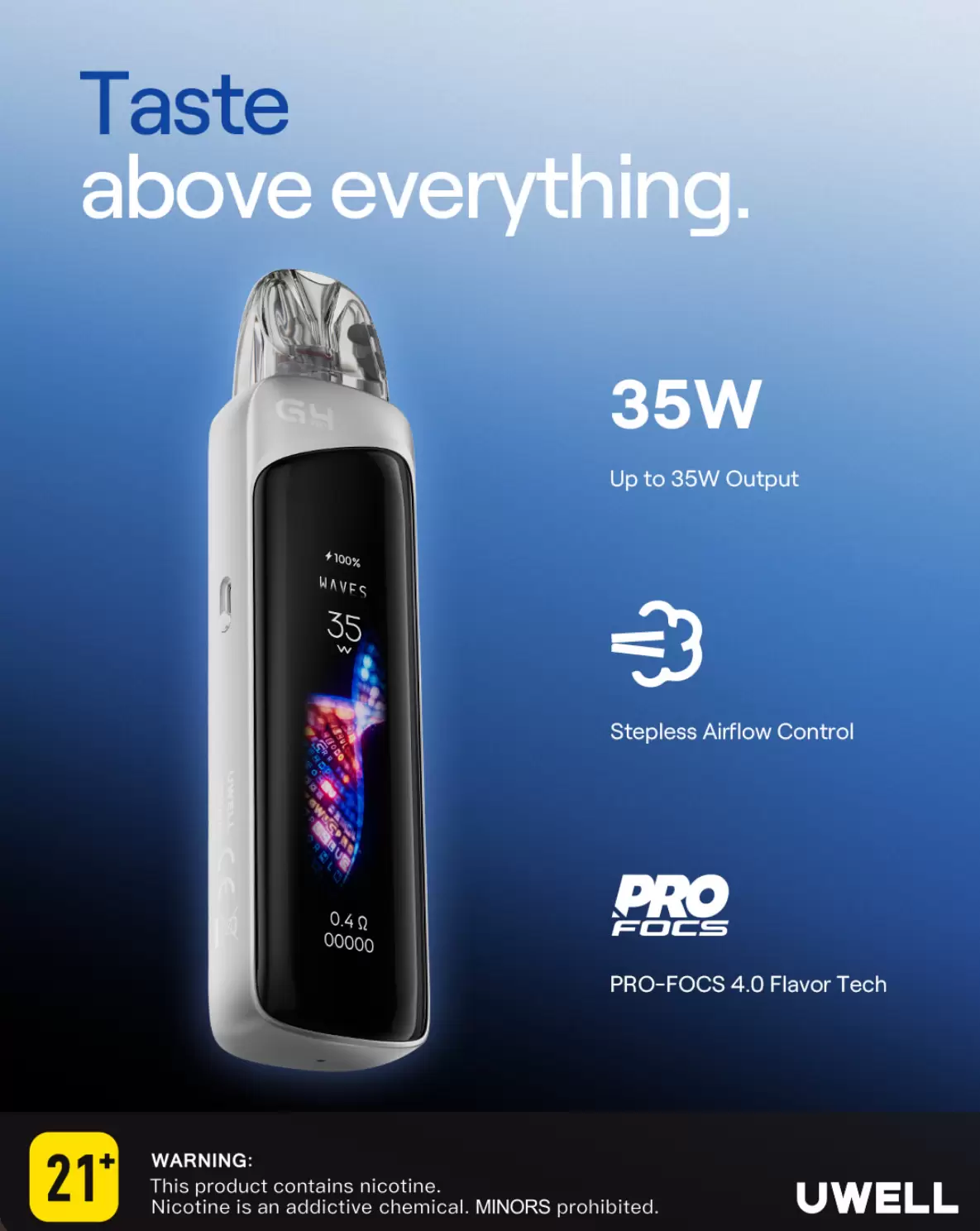 UWELL CALIBURN G4 PRO 咖哩棒