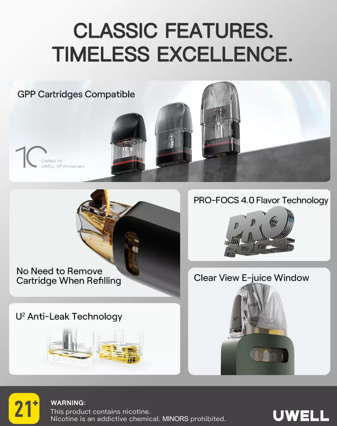 UWELL CALIBURN G4 CLASSIC 經典