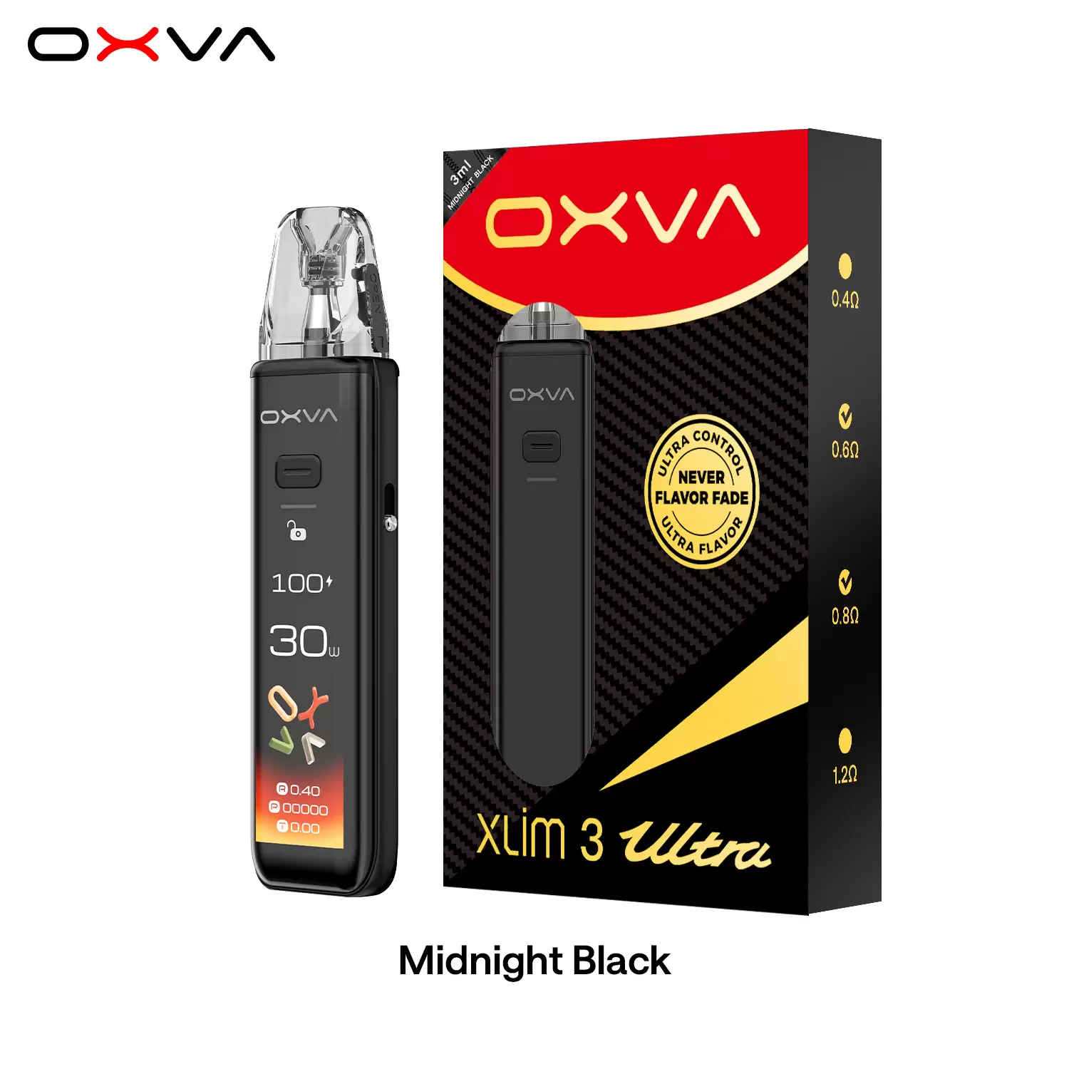OXVA XLIM 3 ULTRA 奧創 - 午夜黑
