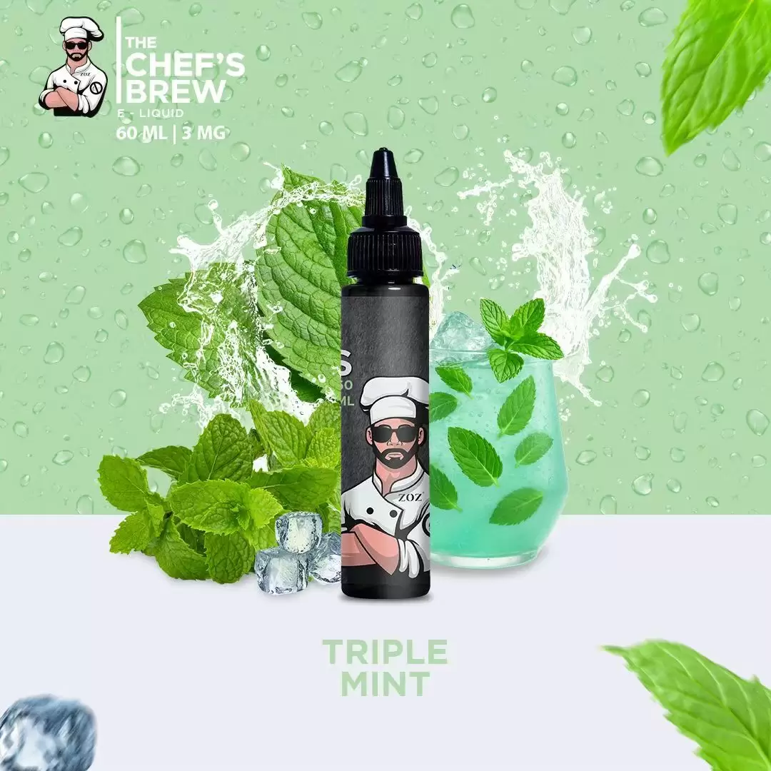 CHEF'S BREW 廚師佳釀系列 大煙油60ML 薄荷口味
